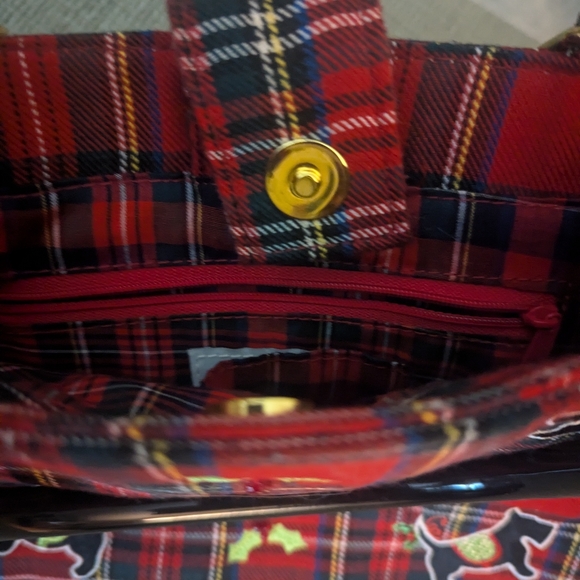 Kim Rogers Holiday Christmas Scotti dog handbag - Picture 3 of 4